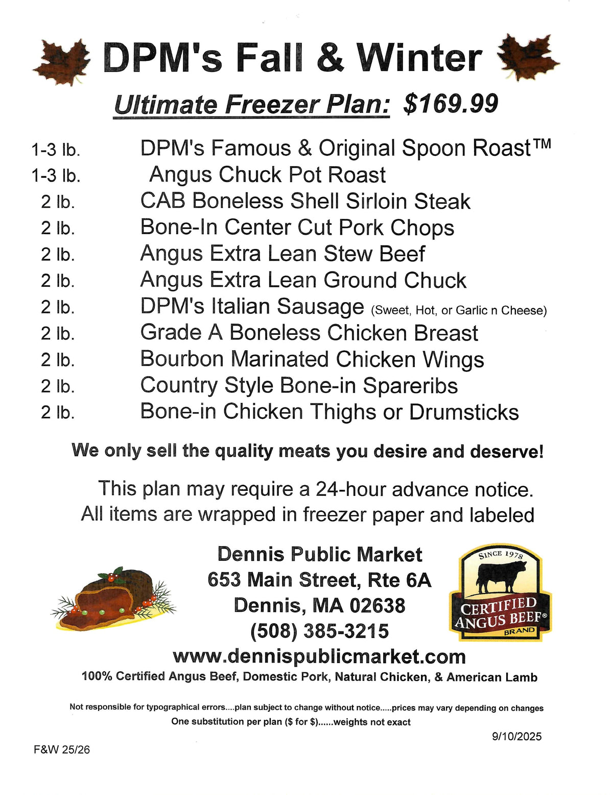 Weekly Ads & Holiday Flyers – Dennis Public Market